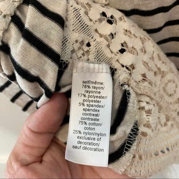 Striped Lace Shirt - Picture 4 of 8